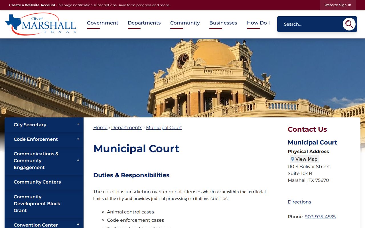 Harrison County court schedule Marshall ticket instructions